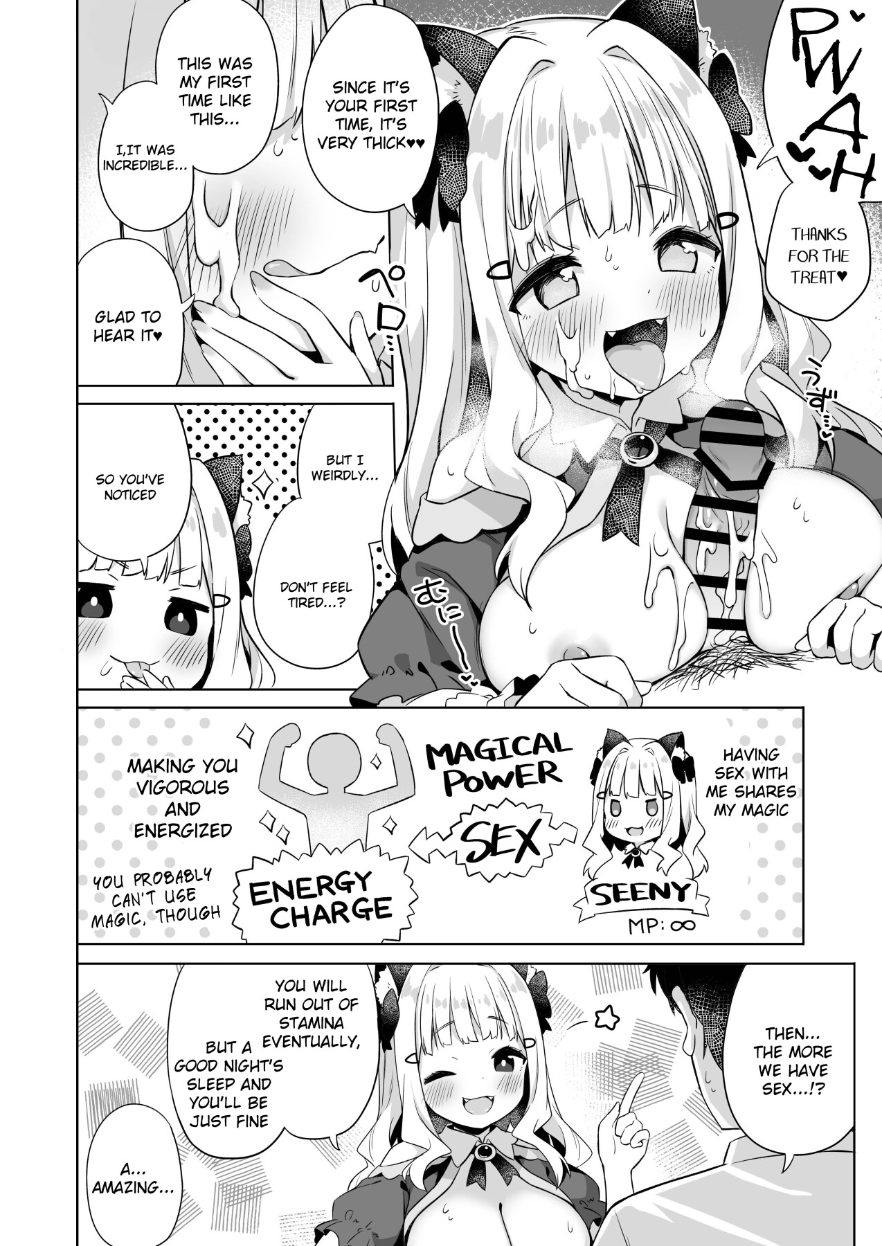 Hentai Manga Comic-A book about having sex with a tiny cat-eared girl using a magic book you picked up-Read-13